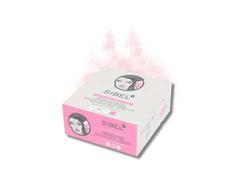 SIBEL ALU PRE-CUT pocięta folia gofrowana do pasemek 300 szt. | Jasny Róż - 2